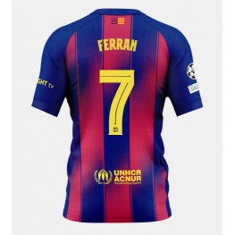 Barcelona Ferran Torres #7 Thuis tenue 2025-26 Korte Mouw